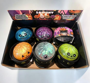 Juguetes blandos antiestrés con forma de dumpling y bollo, con diseño de cara de fantasma vaporizado, con kit de vaporizador - Product Image 1