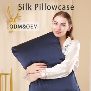 थोक 19 मिमी 100% शहतूत रेशम जिपर लिफाफा कढ़ाई प्रिंट तकिए तकिए के तकिए के तकिये को कवर करते हैं। - Product Image 3