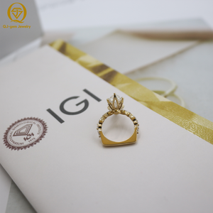 Bague de mariage classique pour femme, très vendue, avec diamant de laboratoire taille marquise et certificat IGI, or 18 carats, taille personnalisée, idéale pour un cadeau - Product Image 2