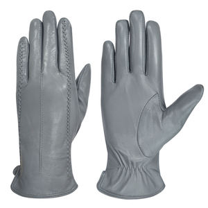 Professional <b>Gloves</b> Manufacturer Classic Goat Skin Knitted Lining Winter Warm <b>Touch</b> <b>Screen</b> Leather <b>Gloves</b> for Men and Women - Product Image 5