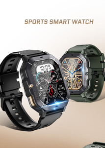 Bán Hàng Nóng 2.02 Inch Không Thấm Nước Smartwatch Cho Nam Giới Trả Lời Cuộc Gọi Cổ Tay Bộ Nhớ Lớn 410MAh Pin Đa-Thể Thao Chế độ 2020 Phiên Bản - Product Image 4