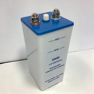 Batterie rechargeable alcaline nickel-cadmium (NiCD) à faible décharge KPL90 GN90 1.2V 90AH KL90P IEC60623 Alimentation de secours - Product Image 2