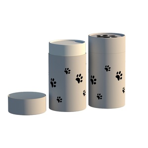 Biodegradable Customized Digital Printing OEM Round Cylinder Cardboard <b>Box</b> Powder Paper Tube Packaging for <b>Pets</b> <b>Ashes</b> Scatter - Product Image 3
