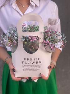 Luxe Custom Logo Eco-Vriendelijke Bloemen Chocolade Parfum Cosmetische Pruik Kleding Schoenen Verpakking Papieren Zak - Product Image 2