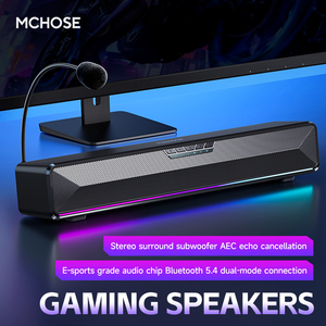 Mg20 G20 oyun hoparlör masası seti oyun ses kablolu mavi diş 7.1 Surround ses efekti ev masaüstü bilgisayar uzun hoparlör - Product Image 2