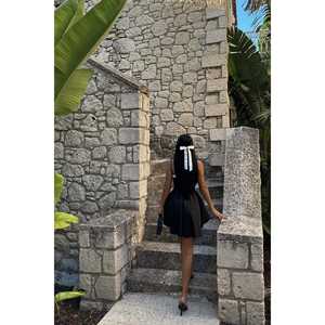 Lexina Vintage Blumen-Spitzenkleid Formell Einheitsgröße & XL Spandex für Kirche Tag Festliche Anlässe mit Durchbruchmuster - Product Image 1