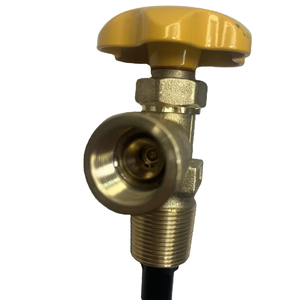 Échantillon de stock prêt Vanne de bouteille GPL en laiton de haute qualité GPL Valvula Do Cilindro avec prise de contrôle de sécurité pour bouteilles GPL - Product Image 3