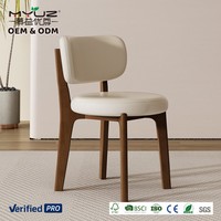 Fauteuil lounge MYUZ de luxe léger avec revêtement en tissu amovible et lavable pour petit appartement, bureau, balcon, chaise de salle à manger
