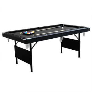 Meja kolam Billiard kustom pabrik 2025 diskon besar-besaran bahan MDF 6FT/7FT multifungsi permainan biliar meja kolam renang - Product Image 4