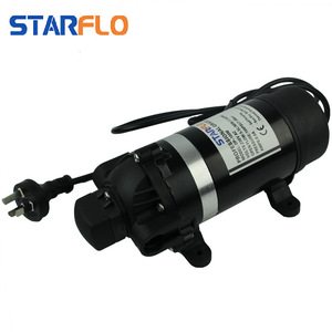 Pompe à eau de lavage de voiture haute pression électrique CC 220V 160PSI Pompe à diaphragme de nettoyage industriel AC avec interrupteur de pression 4000psi - Product Image 2