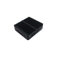 Mini-ordinateur industriel sans ventilateur, mini-PC, ordinateur économique, 2HD, 2 LAN Ethernet, 2 COM, 3G/4G, Intel Celeron J4125