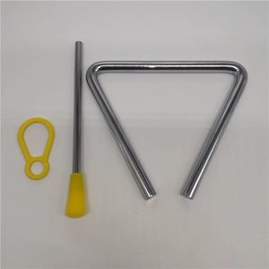 <strong>Triangle</strong> Percussion <strong>Instrument</strong> with Holder for Kids Rhythm Training Multi-size Steel <strong>Triangle</strong> Set - Product Image 5