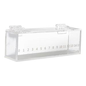 Piccola scatola di visualizzazione di pesci in acrilico trasparente Mini acquario Photo Tank per la pesca del prodotto decorativo - Product Image 1