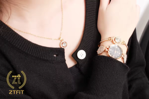 Ensemble de montres intelligentes 7 en 1 Relojes Inteligentes <span class=keywords><strong>Series9</strong></span> N + 1 Montre intelligente S9 Bracelet de mode pour femmes Collier Boucles d'oreilles Montre en diamant - Product Image 3