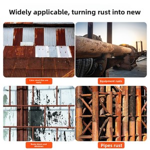 <span class=keywords><strong>Peinture</strong></span> à base d'eau pour convertir la rouille, revêtement de transformation de la rouille sans ponçage pour toiture en acier, anti-corrosion industrielle - Product Image 2