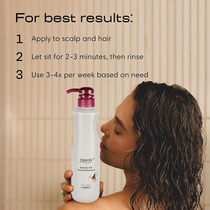 Shampoo antipelliculaire Butterfly pour hommes et femmes, pour cuir chevelu sec, pellicules, démangeaisons et excès de sébum - Nourrit le cuir chevelu, réduit la casse des cheveux et les pellicules - Product Image 4