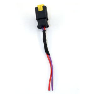 Yüksek kaliteli montaj fişi Pigtail boynuz otomobil elektronik EV 2 Pin oto erkek ve kadın konnektör kablo tesisatı Mazda için - Product Image 6