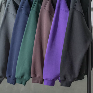 Custom Heavyweight Puff Hoodie Men Winter Streetwear <b>Jumper</b> Oversized Dropped Shoulder <b>Pullover</b> Blank Fleece Cotton Sport Hoodie - Product Image 2