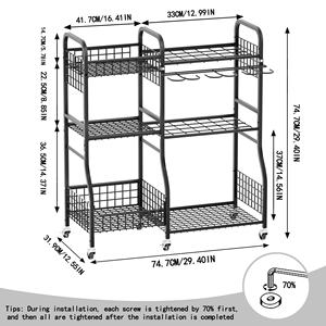 Organizador de Herramientas Eléctricas de Metal Personalizado, Estante de Almacenamiento Multifuncional para Garaje con Estante de Exhibición, Directo de Fábrica - Product Image 4