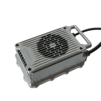 Chargeur robuste LNLEE 54,6 V 12 A pour voiturette de golf, voiture de tourisme, adaptateur de chargeur de batterie LSEV 48 V