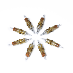 Aiguilles de tatouage de sécurité personnalisées sur la barre 5rl fournitures en gros 20PCS cartouches de <span class=keywords><strong>tatoo</strong></span> en or mélangées avec membrane - Product Image 2