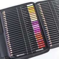 Ensemble de dessin coloré professionnel 98 pièces 96 pièces crayons de haute couleur ventes directes d'usine pour peinture au crayon à l'huile coloré