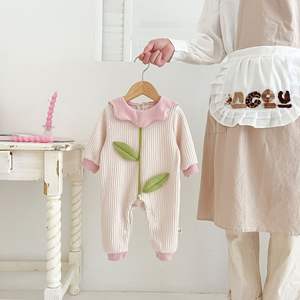 Baju monyet bayi perempuan, Jumpsuit lengan panjang Super lucu Musim Semi dan Gugur - Product Image 3
