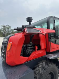 Chariot élévateur <span class=keywords><strong>de</strong></span> haute qualité <span class=keywords><strong>de</strong></span> 3,5 tonnes, 4 roues motrices, chargeur sur pneus tout-terrain avec direction des roues avant, chariot <span class=keywords><strong>de</strong></span> manutention 4 roues motrices, chariot élévateur tout-terrain - Product Image 4