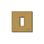 Placa de Aluminio con Broche de Bronce de 8 Pulgadas de Largo y 0.6 Pulgadas de Alto, Accesorio para Cableado - Product Image 1