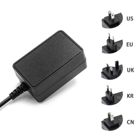 Adaptateur secteur mural 12v2a DC 5.5x2.1mm Prise EU US AU UK 24W 12v 2amp Alimentation pour CCTV