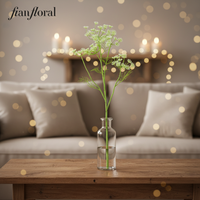 FONG IAN 79cm Branche artificielle réaliste de fleurs d'aneth, faite à la main, pour décoration intérieure et mariage