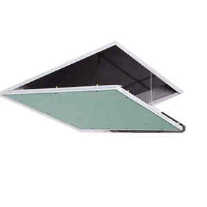 Trap Door Gypsum Board Access Panel Plaster Flush Aluminum 60x60 Drywall Gypsum <strong>Ceiling</strong> Lock Open - Product Image 2