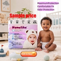 Couches jetables douces et respirantes pour bébés, ultra absorbantes, anti-fuites 3D, avec couche supérieure non-tissée 4 couches, pour nourrissons et tout-petits, 100% coton