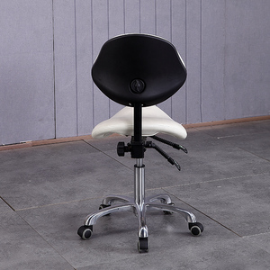 Silla Giratoria Blanca para Salón <span class=keywords><strong>de</strong></span> Belleza, Maquillaje, Dentista, Enfermera, Facial, Médico - Product Image 5