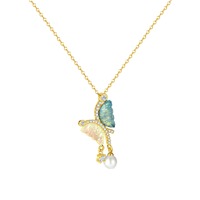 Collier micro pavé zircon cuivre luxe léger haute qualité choker minimaliste pour femme, collier pendentif mode
