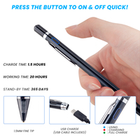 Pensil Stylus layar sentuh Universal, layar sentuh kapasitif untuk Android Ipad Tablet perangkat ponsel pintar aktif untuk Hp Android Pen