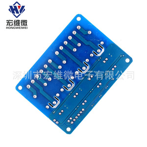 ฮงเว่ย ไมโคร 4 ช่อง 5V โมดูลรีเลย์ บอร์ดควบคุมไมโครคอนโทรลเลอร์แบบแยกส่วนด้วยออปโตคัปเปลอร์ - Product Image 4
