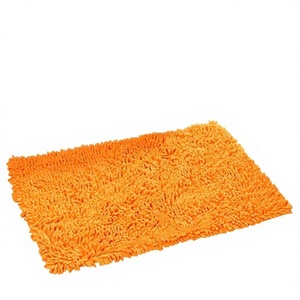 ITHL Indian Latest Beautiful Cotton Chenille Loop Bath <b>Mats</b> Softest & Cozy Feel Non-Slip Eco-Friendly Floral Pattern Cheap Price - Product Image 1