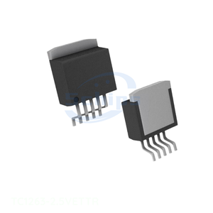 TC1263-2.5VETTR TO 263 6, D2PAK (5 broches + languette), TO 263BA IC REG LINEAR 2.5V 500MA 5DDPAK Gestion de l'alimentation (PMIC) Kit électronique - Product Image 1