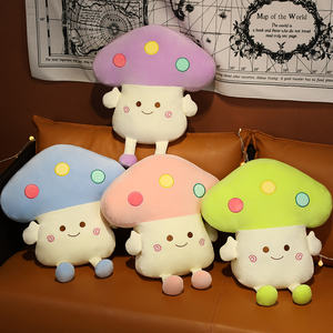 Sayuran Kawaii Lembut Boneka Plushie Bantal Jamur Mainan Mewah - Product Image 5