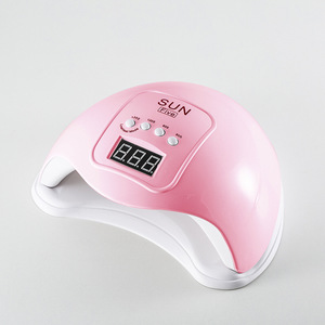Lampada per Unghie UV LED Sun Five USB con Schermo Display 48W Asciuga Unghie Gel Professionale per Saloni e Casa Rosa Bianco Asciugatore per Unghie Economico - Product Image 4