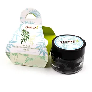 Giá Thấp Rửa Mặt Tùy Chỉnh Nhãn Hiệu Riêng Lọ Thủy Tinh Naturals Hữu Cơ Giữ Ẩm Shea Hemp Dầu Bơ Cơ Thể Của Kem Massage