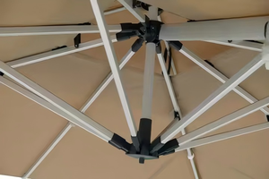 Sombrilla de lujo para exteriores, sombrilla <span class=keywords><strong>romana</strong></span>, diseño moderno, marco de aluminio, Patio, jardín, <span class=keywords><strong>playa</strong></span>, sombrilla, muebles - Product Image 6