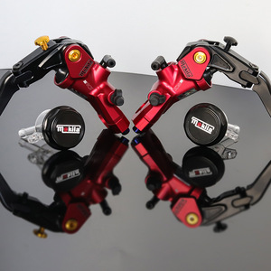 Levier de frein de moto Mokila 09 #   Maître-cylindre hydraulique en alliage d'aluminium pour montage à droite, amélioration de la performance - Product Image 3