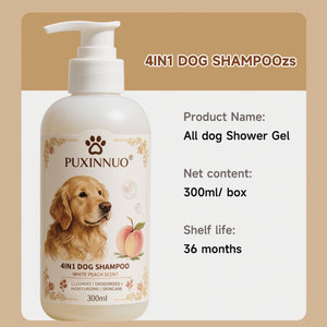 Champú y acondicionador <span class=keywords><strong>para</strong></span> mascotas OEM, melocotón blanco, 4 en 1, Natural <span class=keywords><strong>para</strong></span> perros, <span class=keywords><strong>gatos</strong></span>, cuidado <span class=keywords><strong>de</strong></span> la piel, desenredante, hipoalergénico, sin lágrimas - Product Image 2