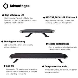Barra luminosa a LED a grandezza naturale modulo rimovibile luci stroboscopiche di emergenza LED per autocarro barra luminosa - Product Image 4