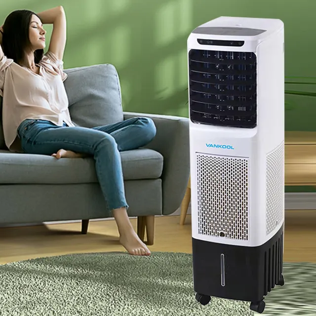 Novo portátil refrigeradores a ar evaporativo sistema de refrigeração 2500m3/h airflow portátil ar refrigerador condicionador