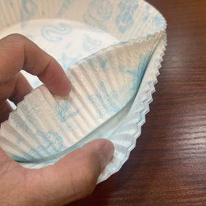 Thiết kế mới tùy chỉnh in giấy da giấy lót khá in không dính Nồi chiên không khí dùng một lần Giấy nướng - Product Image 4