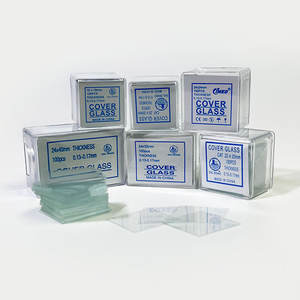 Laboratoire jetable toutes les tailles disponibles <span class=keywords><strong>18x18mm</strong></span> 20x20mm 24x24mm verre de couverture de <span class=keywords><strong>microscope</strong></span> - Product Image 1