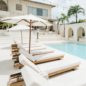 En gros Mobilier de piscine extérieur : Lit de repos en aluminium, Chaise longue en corde, Lit de salon de patio, Transats et Lits de soleil modernes pour projets - Product Image 5